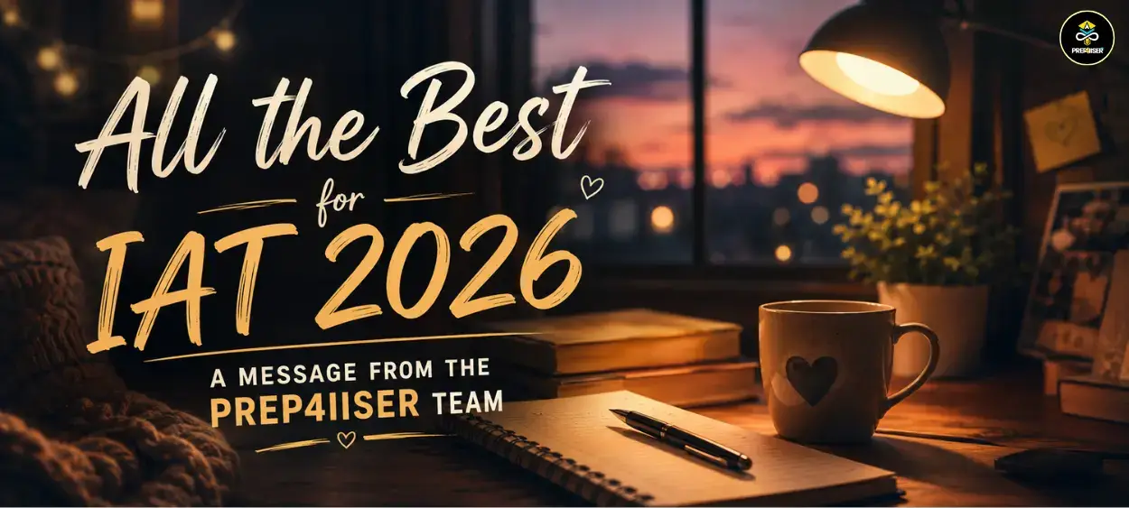All the Best for IAT 2026: A Message from the PREP4IISER Team