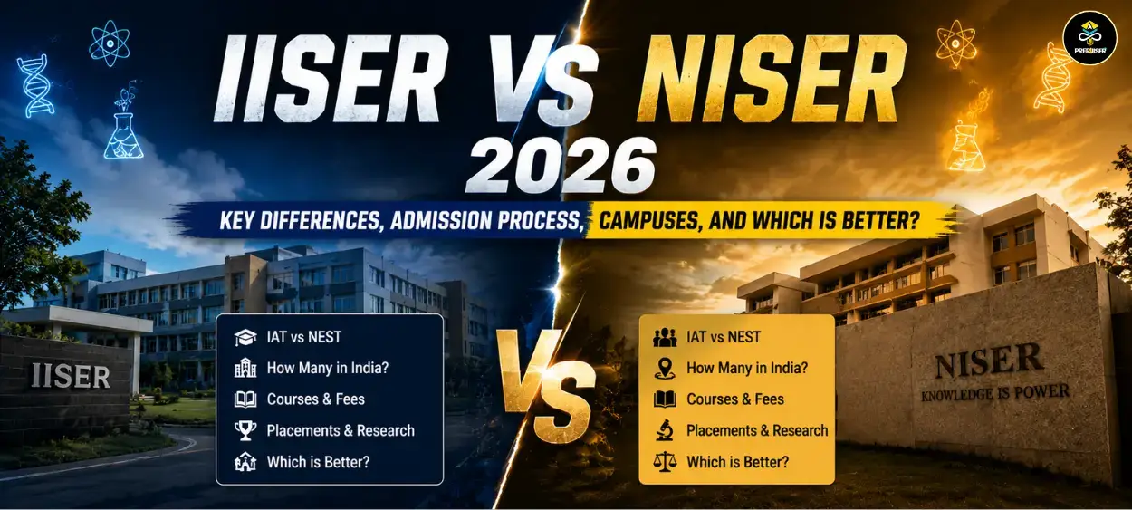 IISER vs NISER 2026: Key Differences, Admission Process, Campuses, and Which Is Better?