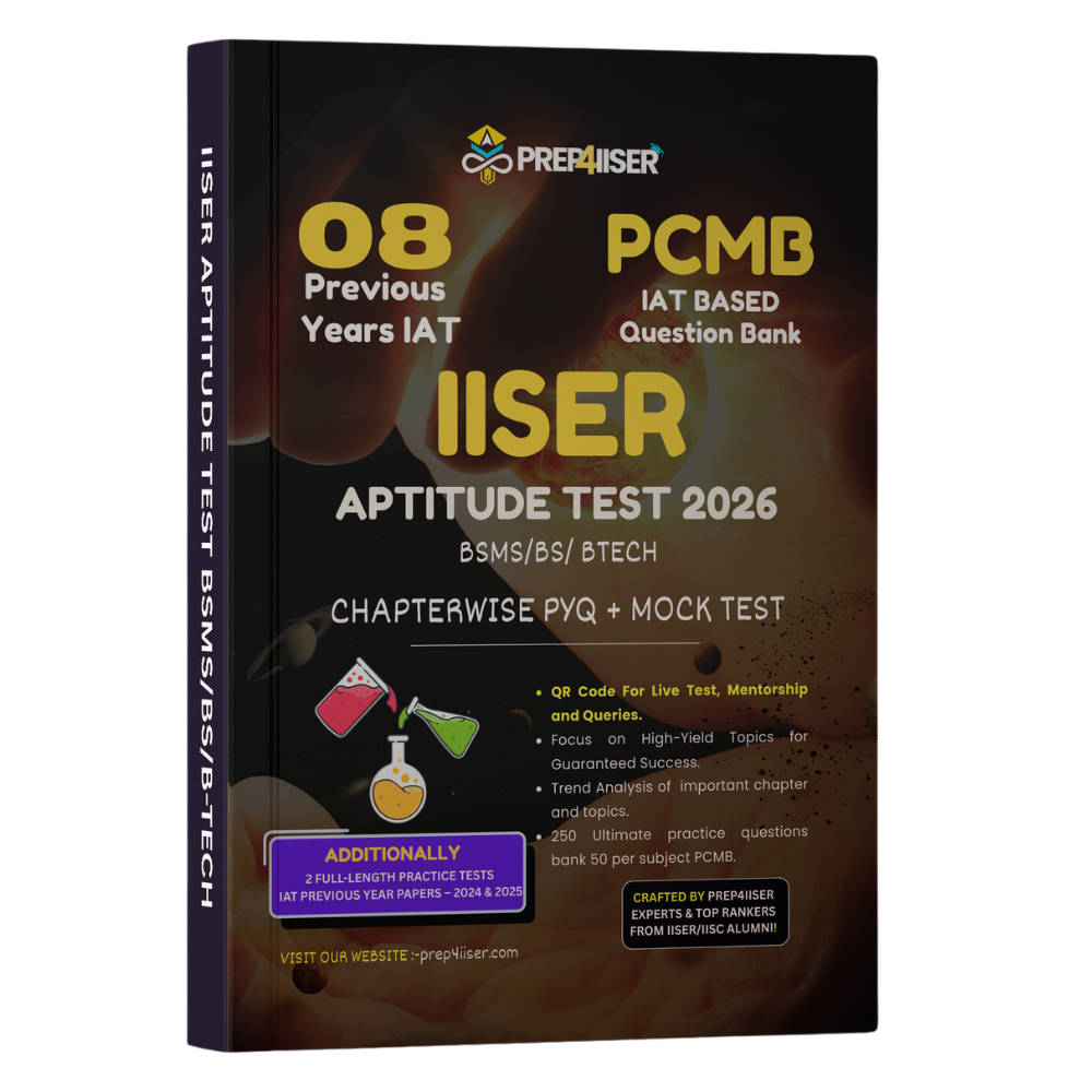 IISER CHAPTERWISE PYQ | QUESTION BANK | MOCK TEST | IN ONE BOOK